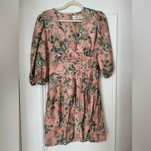 ZIMMERMANN floral mini dress